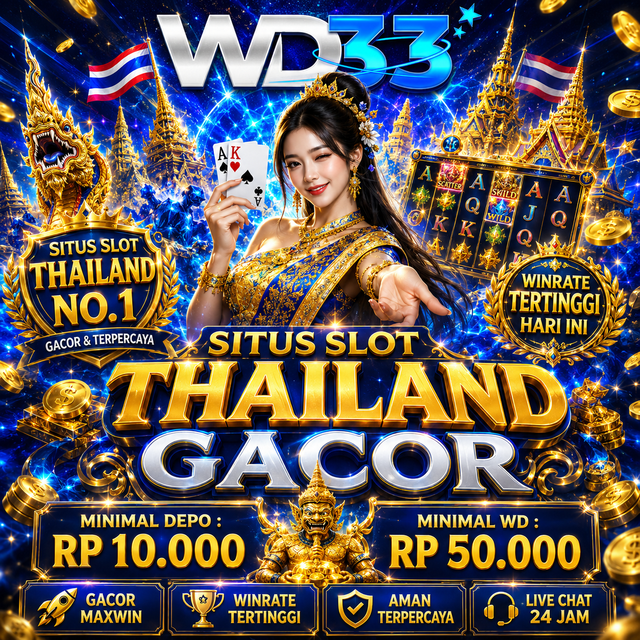 WD33 ⚡ Situs Slot Thailand Gacor No.1 dengan Winrate Tertinggi Hari Ini by Hey WD33